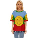 Flag Of The Mapuches Oversized Basic T-Shirt