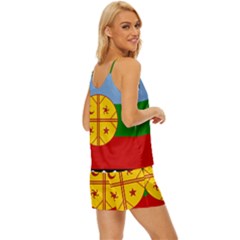 V-Neck Satin Pajamas Set 