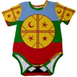 Flag Of The Mapuches Baby Short Sleeve Bodysuit