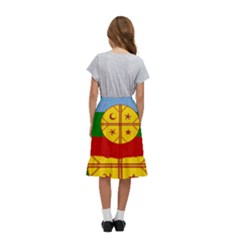 Kids  Ruffle Flared Wrap Midi Skirt 