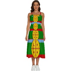 Sleeveless Shoulder Straps Boho Dress 