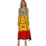 Flag Of The Mapuches V-Neck Sleeveless Wide Leg Pants Overalls