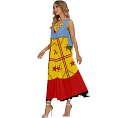 V-Neck Sleeveless Wide Leg Pants Overalls 