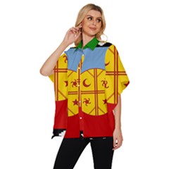 Women s Batwing Button Up Shirt 