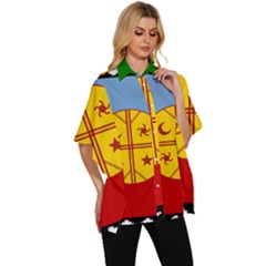 Women s Batwing Button Up Shirt 