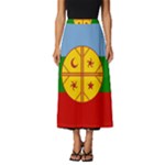 Flag Of The Mapuches Classic Midi Chiffon Skirt