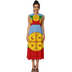 Sleeveless Round Neck Midi Dress 