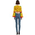 Trumpet Sleeve Cropped Top 