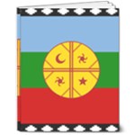 Flag Of The Mapuches 8  x 10  Softcover Notebook