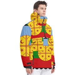 Men s Pullover Zip Ski and Snowboard Waterproof Breathable Jacket 