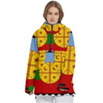 Flag Of The Mapuches Women s Pullover Zip Ski and Snowboard Waterproof Breathable Jacket