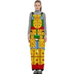 Flag Of The Mapuches Women s Side Zip Front Pouch Ski And Snowboard Bib Pants	