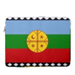 Flag Of The Mapuches 15  Vertical Laptop Sleeve Case With Pocket