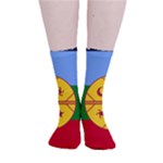 Flag Of The Mapuches Smooth Crew Length Tube Socks