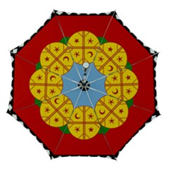 Flag Of The Mapuches Automatic Folding Umbrella with Case (Medium) from ArtsNow.com