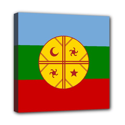 Flag Of The Mapuches Svg Mini Canvas 8  x 8  (Stretched) from ArtsNow.com