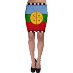 Flag Of The Mapuches Svg Bodycon Skirt