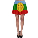 Flag Of The Mapuches Svg Skater Skirt