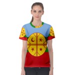 Flag Of The Mapuches Svg Women s Sport Mesh T-Shirt