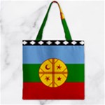 Flag Of The Mapuches Svg Zipper Grocery Tote Bag