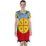 Flag Of The Mapuches Svg Short Sleeve Nightdress