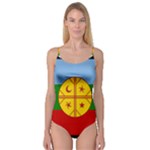 Flag Of The Mapuches Svg Camisole Leotard 