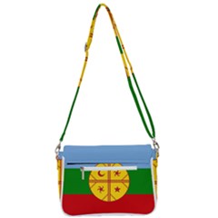 Shoulder Bag with Back Zipper 