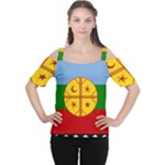 Flag Of The Mapuches Svg Cutout Shoulder T-Shirt