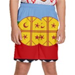 Flag Of The Mapuches Svg Kids  Basketball Shorts
