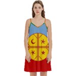 Flag Of The Mapuches Svg Mini Camis Dress With Pockets