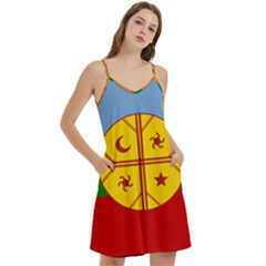 Mini Camis Dress With Pockets 
