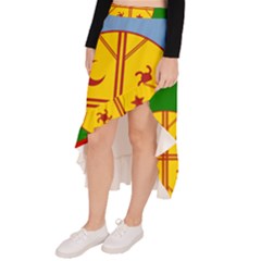 Asymmetrical Ruffle Hem Skirt  