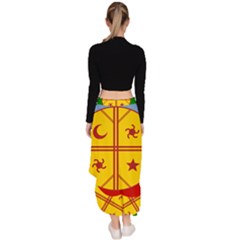 Asymmetrical Ruffle Hem Skirt  