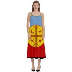 Casual Spaghetti Strap Midi Dress 