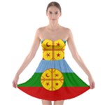 Flag Of The Mapuches Svg Strapless Bra Top Dress