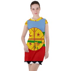Drawstring Hooded Dress 