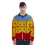 Flag Of The Mapuches Svg Men s Windbreaker