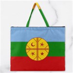 Flag Of The Mapuches Svg Zipper Large Tote Bag