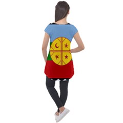 Cap Sleeve High Low Top 