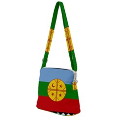Zipper Messenger Bag 