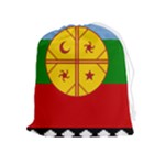 Flag Of The Mapuches Svg Drawstring Pouch (XL)