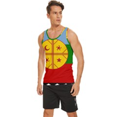 Men s Wide Collar Tank Top 