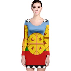 Long Sleeve Velvet Bodycon Dress 