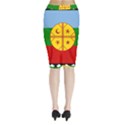 Midi Wrap Pencil Skirt 