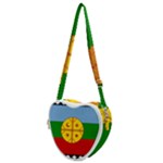 Flag Of The Mapuches Svg Heart Shoulder Bag