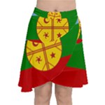 Flag Of The Mapuches Svg Chiffon Wrap Front Skirt
