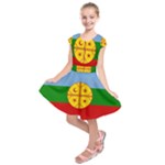 Flag Of The Mapuches Svg Kids  Short Sleeve Dress