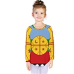 Flag Of The Mapuches Svg Kids  Long Sleeve T-Shirt