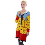 Flag Of The Mapuches Svg Hooded Pocket Cardigan
