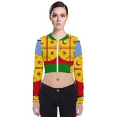 Long Sleeve Zip Up Bomber Jacket 